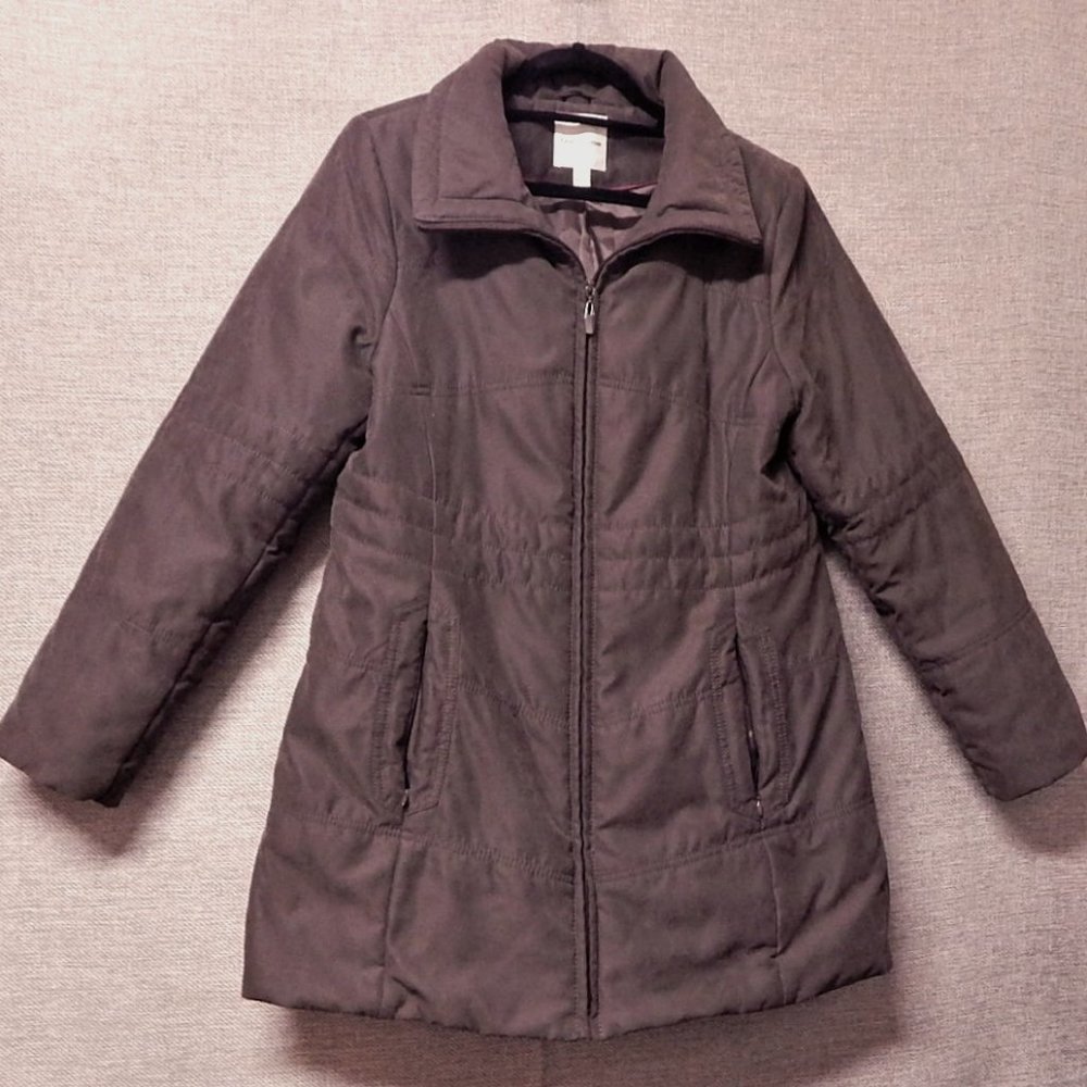 CROFT & BARROW Ladie's Winter Coat == Size MEDIUM == Chocolate Brown == Warm!